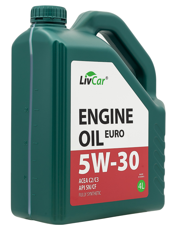 LIVCAR EURO ENGINE OIL 5W30 ACEA C2/3 API SN/CF