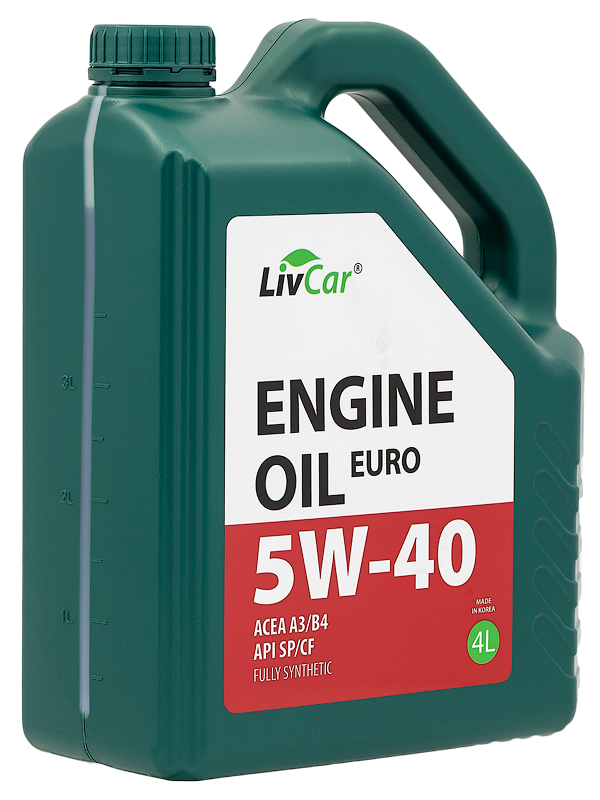 LIVCAR EURO ENGINE OIL 5W40 ACEA A3/B4 API SP/CF
